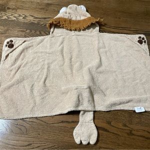 Hooded Baby Towel — Lion